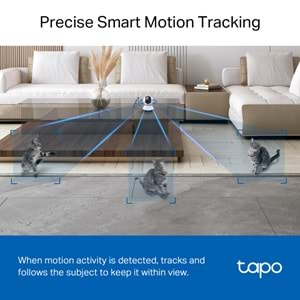 Tapo TC72 2K 4MP QHD Yapay Zekalı Wi-Fi Güvenlik Kamerası (Pan/Tilt)