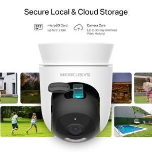 Mercusys MC510 2K QHD Dış Mekan Wi-Fi Güvenlik Kamerası