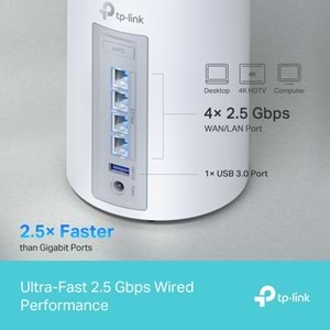 DECO BE65 2Li Wi-Fi 6 BE9300 Tüm Evi Kapsayan Mesh Wifi Sistemi
