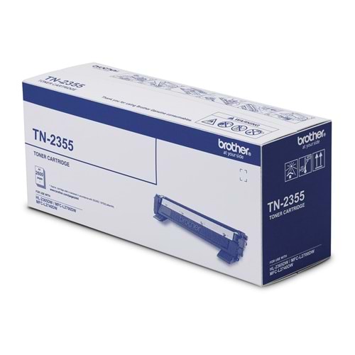 Brother TN-2355 Orjinal Toner Yüksek Kapasiteli 2600 Sayfa