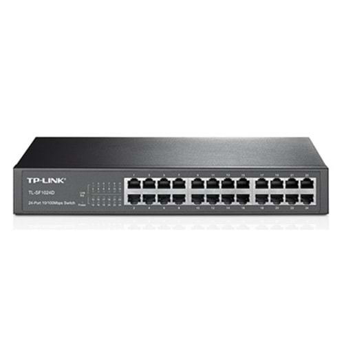 TP-Link TL-SF1024D 24 Port 10/100Mbps Çelik Kasa Switch
