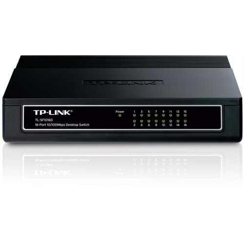 TP-Link TL-SF1016D 16 Port 10/100MBPS Masaüstü Switch