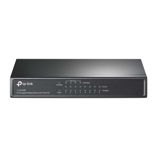 TP-Link TL-SG1008P 8 Port Gigabit 4 port Poe 53W Switch Çelik Kasa
