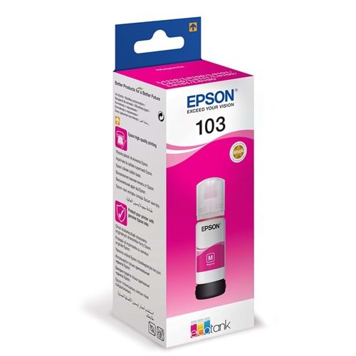 Epson 103 C13T00S34A Kırmızı Orijinal Mürekkep
