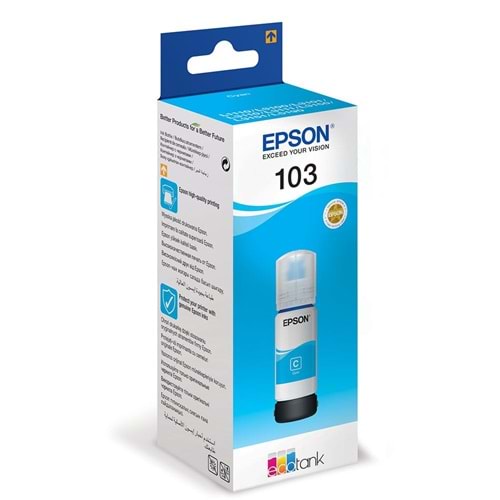 Epson 103 C13T00S24A Mavi Orijinal Mürekkep