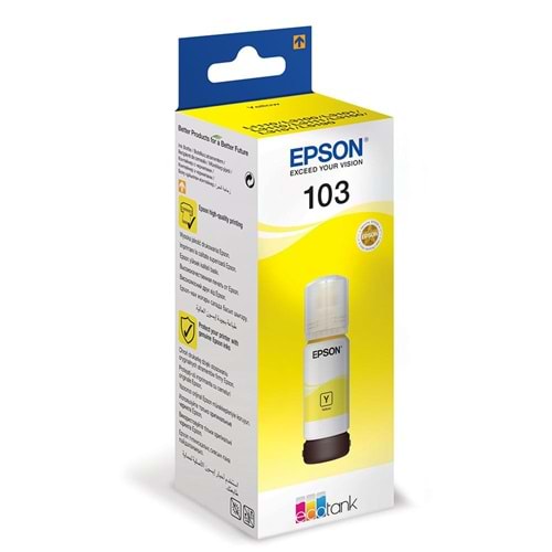 Epson 103 C13T00S44A Sarı Orijinal Mürekkep