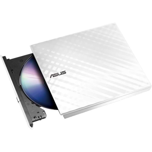 Asus 8x SDRW-08D2S-U USB 2.0 Slim Harici DVD Yazıcı Beyaz