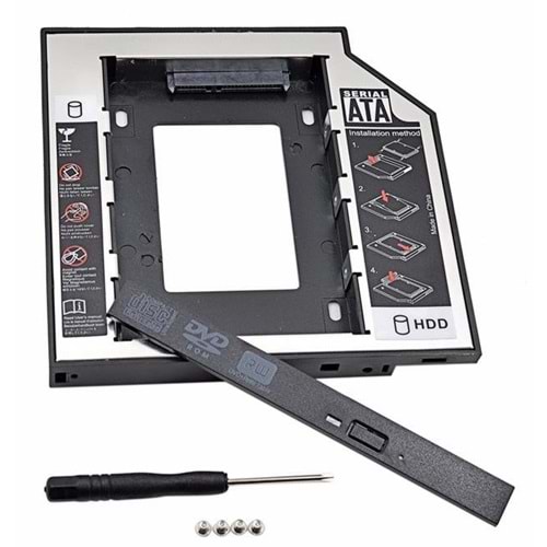 Ultra Slim 9.00mm Sata Hdd Harddisk Ssd Caddy Kızak