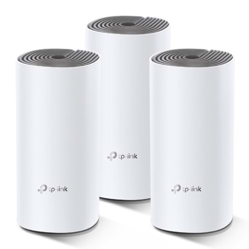 Deco E4 1200 Mbps 5 GHz Wi-Fi Tüm Ev Mesh Sistemi ( 3’lü Paket )
