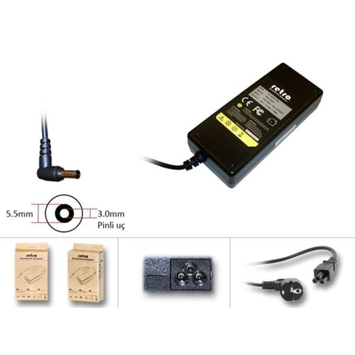 Samsung 19V 4.74A 90W Notebook Adaptör