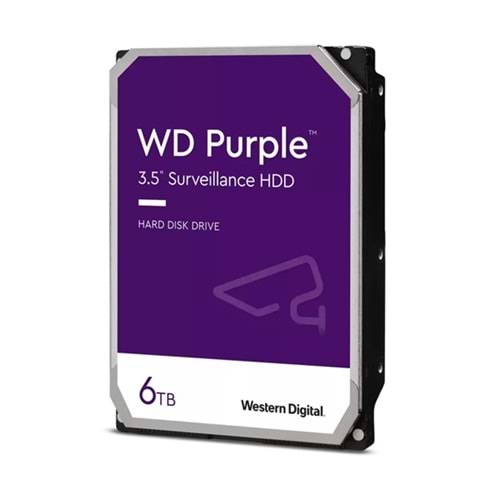 WD Purple 6 TB 5400 256 MB Güvenlik Diski WD64PURZ