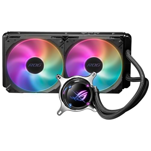 Asus ROG STRIX LC II 280 ARGB Aura SYNC DUAL Rog 140MM Adreslenebilir RGB Fan Sıvı CPU Soğutucu V2