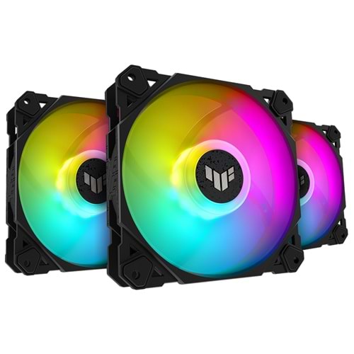 Asus TUF GAMING TF120 ARGB 3IN1 Soğutucu Kasa Radyatör Fanı Adreslenebilir ARGB120MM Siyah