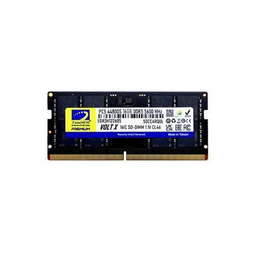Twinmos Voltx 16 GB DDR5 5600 Mhz CL46 Ram TMD516GB5600S46