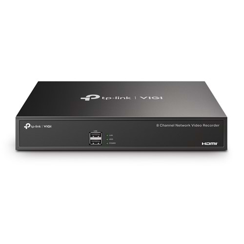 VIGI NVR1008H (v2) 8 Kanal NVR Kayıt Cihazı (H.265+4K 2CH 8MP-8CH 2MP)