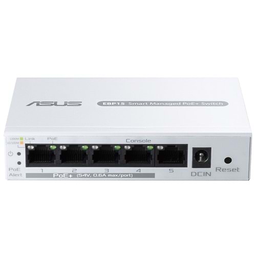 Asus Expert Wi-Fi EBP15 5-Port GbE Smart Managed PoE+ Switch
