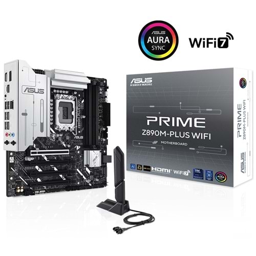 Asus PRIME Z890M-PLUS Wi-Fi DDR5 Intel LGA1851 Anakart