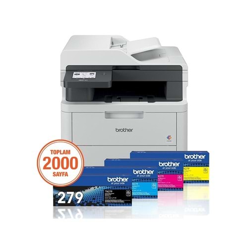 Brother MFC-L3720CDW Çok Fonksiyonlu Renkli Lazer Yazıcı Wi-Fi