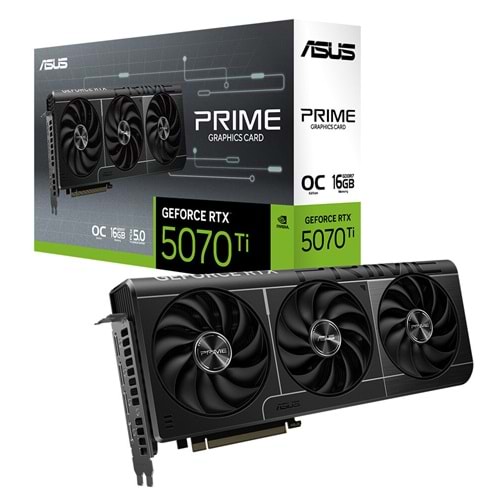 Asus PRIME-RTX5070TI-O16G 16GB 256Bit GDDR7 DP/HDMI PCI 5.0 Ekran Kartı