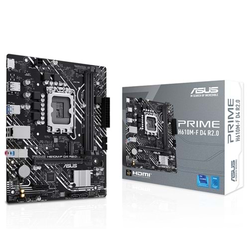 Asus PRIME H610M-F D4 R2.0 H610 DDR4 M.2 HDMI PCI 4.0 1700p Anakart