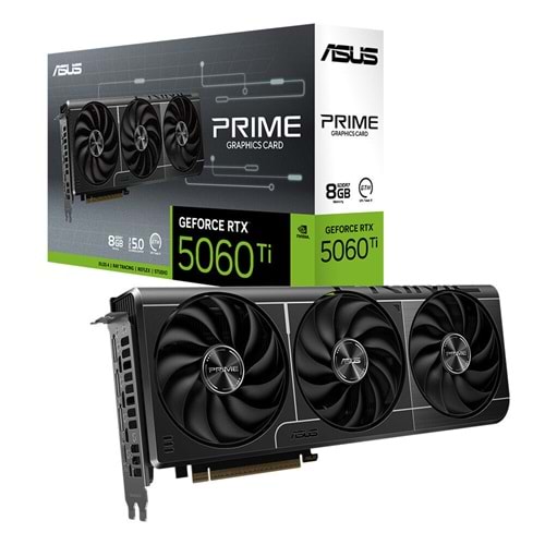 Asus PRIME-RTX5060TI-8G 8GB 128Bit GDDR7 DP/HDMI PCI 5.0 Ekran Kartı