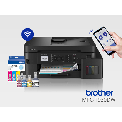 Brother MFC-T930DW Çok Fonksiyonlu Faks / ADF / Dubleks Kablosuz Mürekkep Tanklı Yazıcı