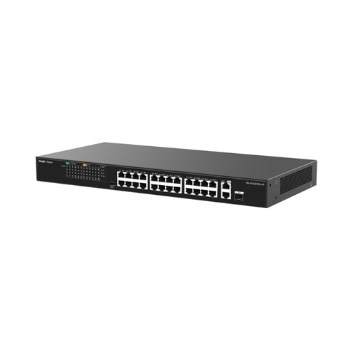 Ruijie Reyee RG-ES126FGS-LP 24 Port 10/100/1000 Mbps Gigabit PoE Switch