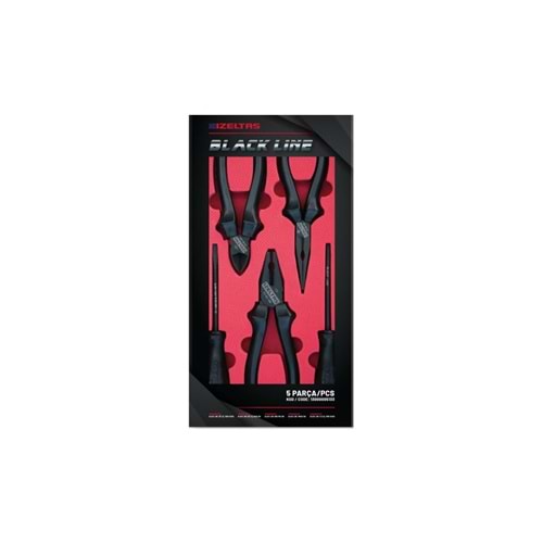 İzeltaş 1300 Black Line Pense Tornavida Set 5 Parça 13000005133