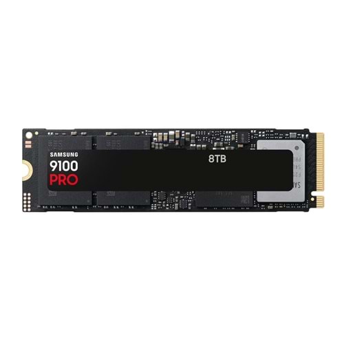 Samsung 8TB 9100 PRO GEN5 NVMe M.2 SSD MZ-VAP8T0BW (Okuma Hızı 14800MB / Yazma Hızı 13400MB)