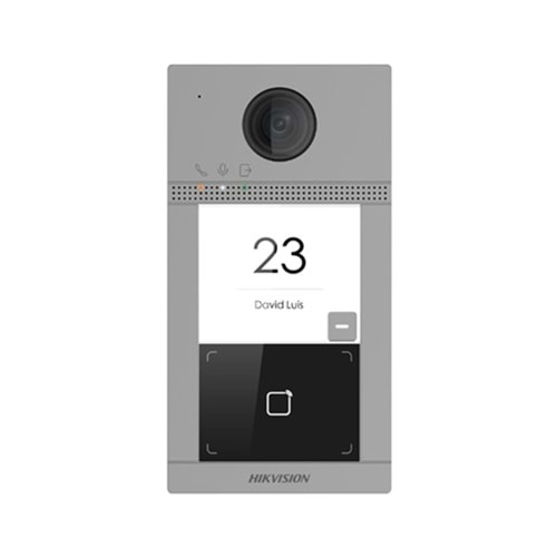 Hikvision DS-KV8113-WME1 1 Buton Metal İnterkom Villa Kapı Ünitesi