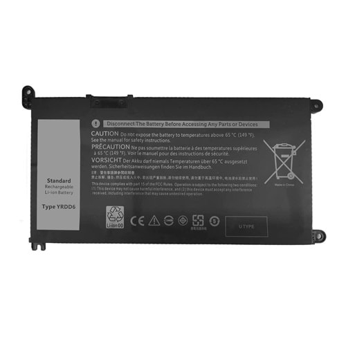 Dell Inspiron 5490, 5590, YRDD6 Uyumlu Notebook Bataryası