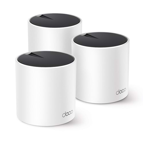 Deco X55 3lü Wi-Fi 6 AX3000 Tüm Evi Kapsayan Mesh WiFi Sistemi