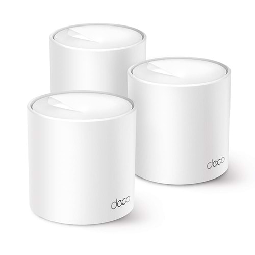 DECO X10 3Lü Wi-Fi 6 AX1500 Tüm Evi Kapsayan Mesh Wifi Sistemi