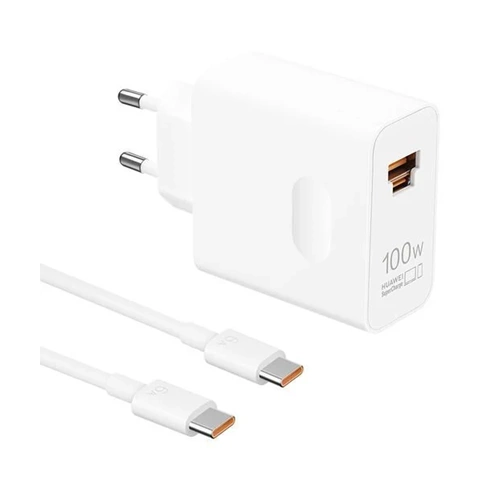 Huawei SuperPower Wall Charger 100W – Ultra hızlı şarj, Şarj Cihazı Beyaz