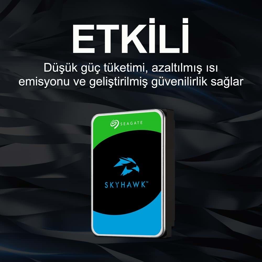 Seagate SkyHawk 1 TB 5900 Rpm 64MB Güvenlik Diski ST1000VX005