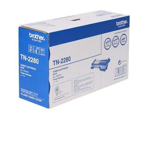 Brother TN-2280 2600 Sayfa Siyah Orjinal Toner HL-2250 7360 7065