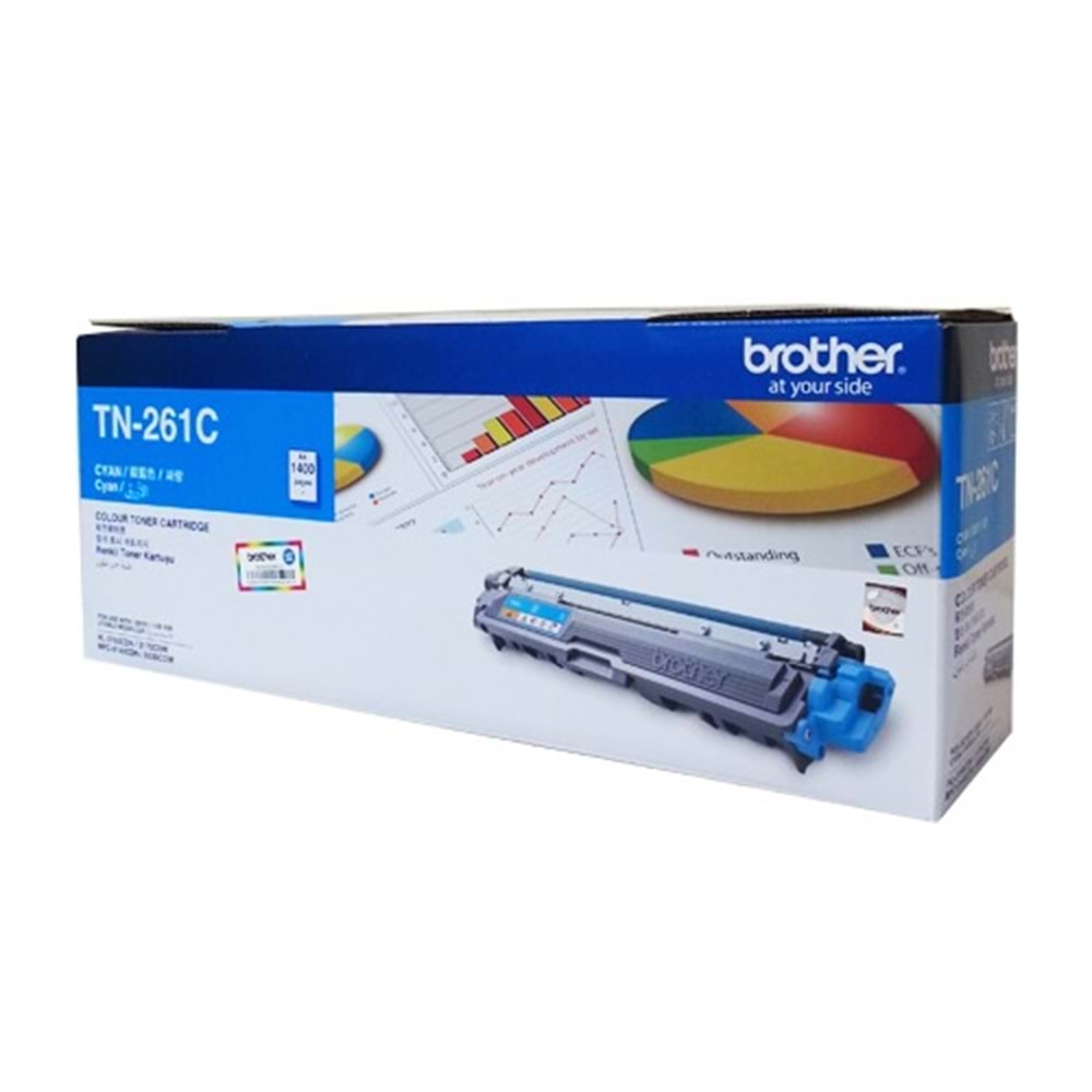 Brother TN-261C Orjinal Mavi Toner 3150CDN, 9140CDN, 9330CDW