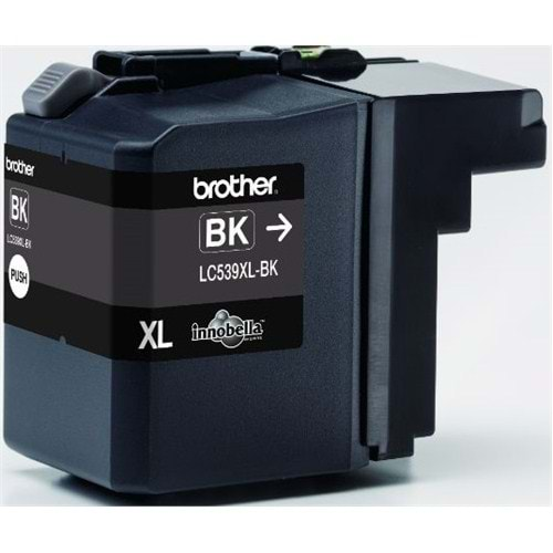 Brother LC539XLBK Siyah 2400 Sayfa Orjinal Kartuş DCP-J100 DCP-J105 MFC-J200