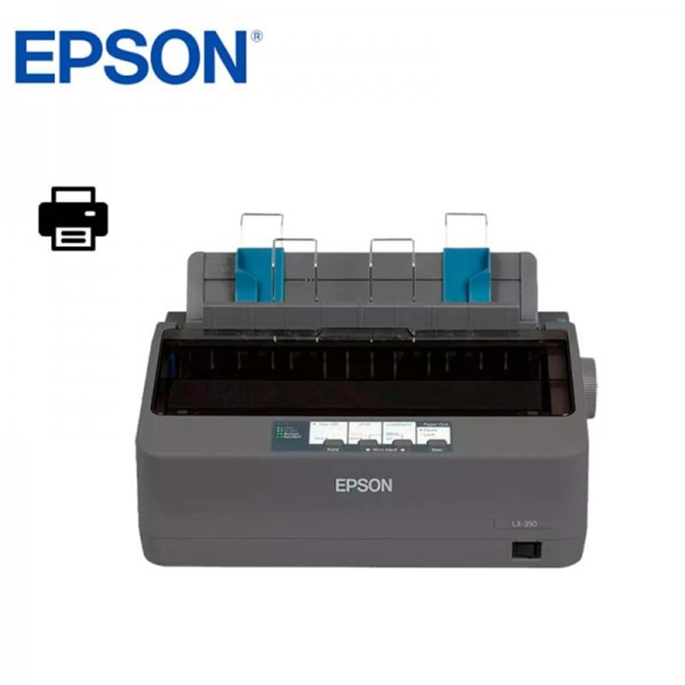 Epson LX-350 Nokta Vuruşlu Yazıcı, 240 x 144 dpi, Siyah