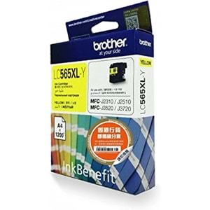 Brother LC565XLY Yellow Sarı 1.200 Sayfa Kartuş MFC-J3520-J3720