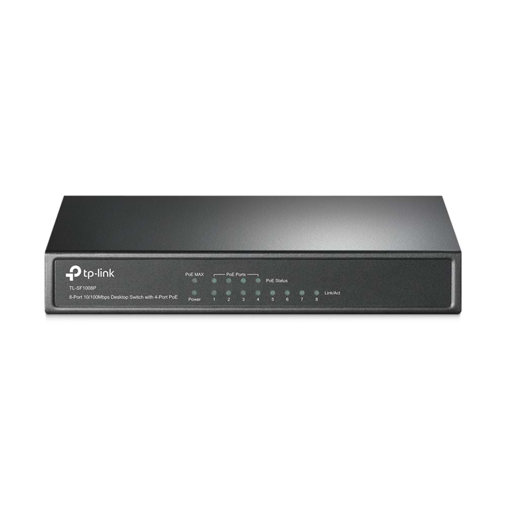 TP-Link TL-SF1008P 8 Port 10/100Mbps 4 Port PoE (57W) Switch