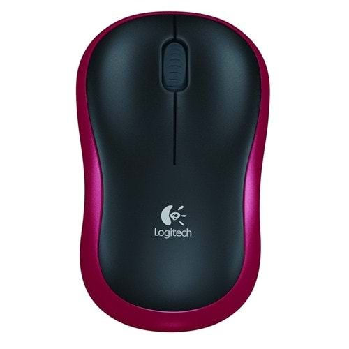 Logitech M185 Kablosuz Optik Mouse Kırmızı - Siyah