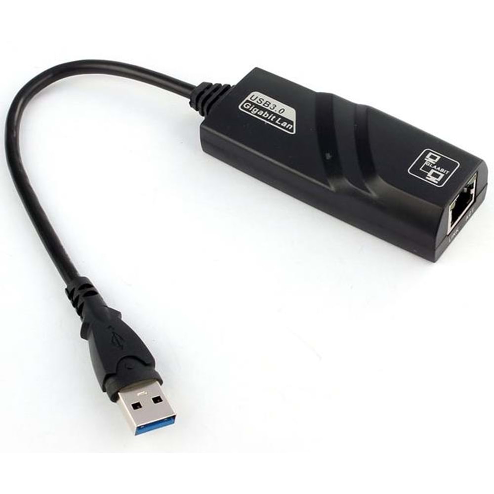 Usb 3.0 To Ethernet Çevirici Dönüştürücü Adaptör (Gigabit destekli)