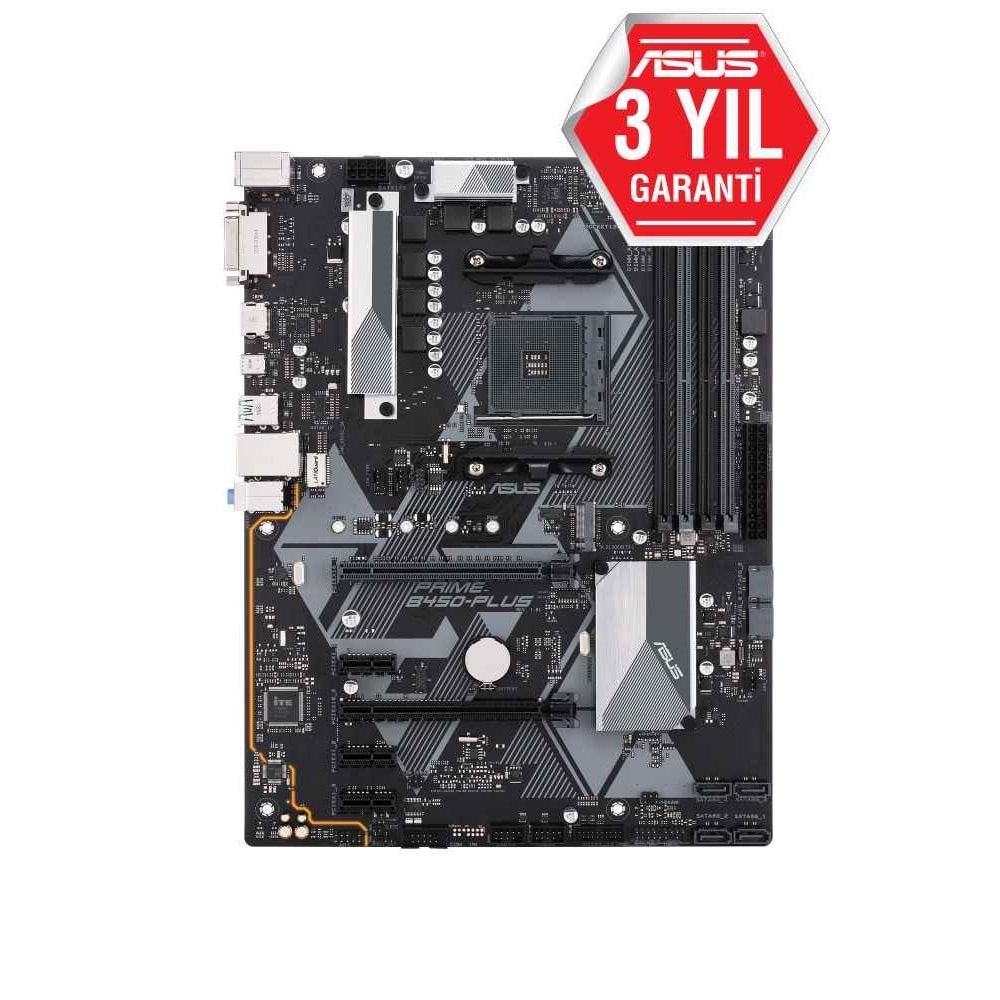 Asus PRIME B450-PLUS B450 DDR4 USB3.1 M.2 HDMI AM4 Anakart