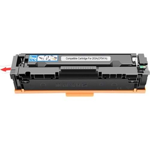 HP 203A CF540A 2.2K ÇİPLİ _BK Siyah Muadil Toner