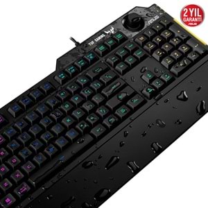 ASUS RA04 TUF Gaming K1 Mekanik Hisli Türkçe RGB Gaming Klavye