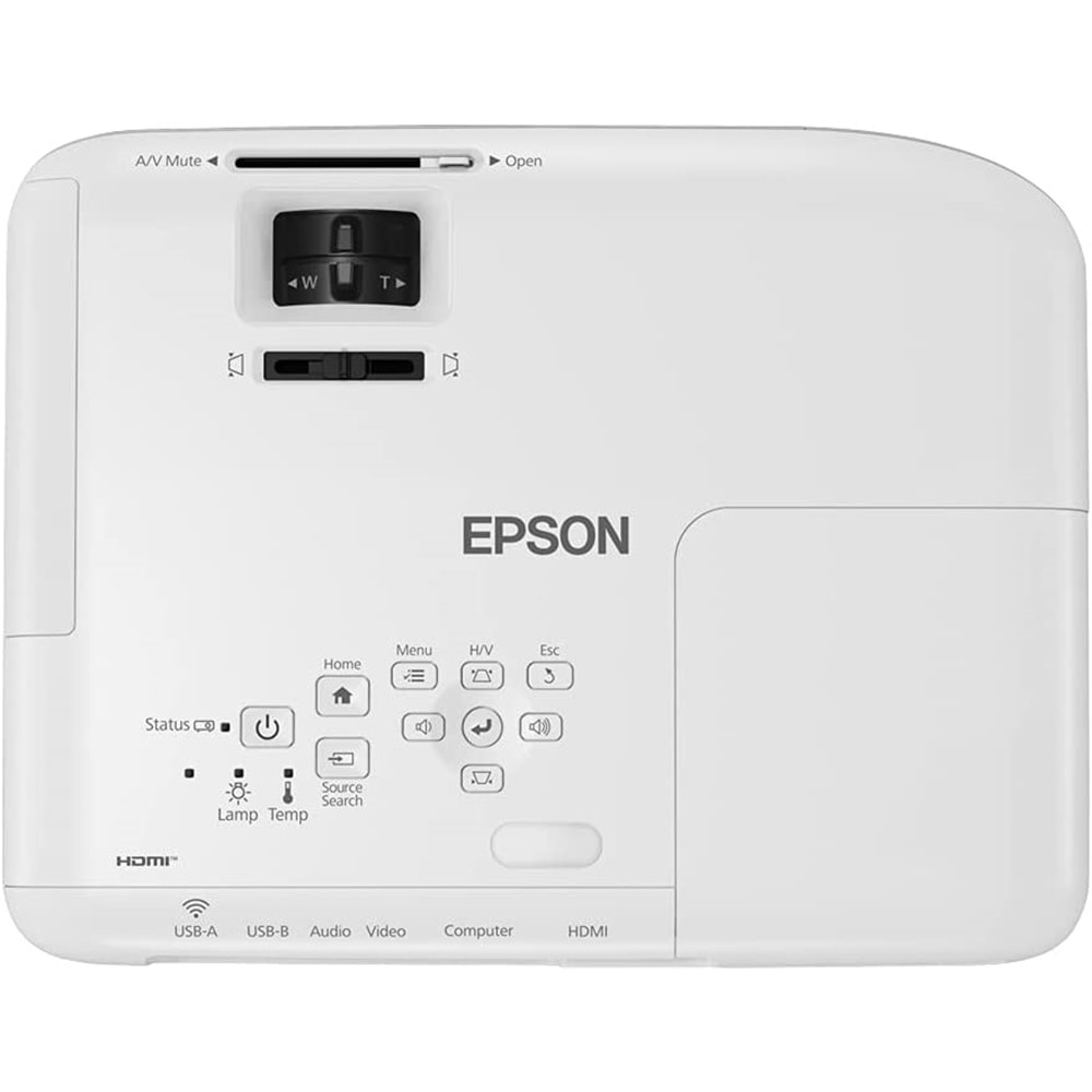 Epson EB-W06 V11H973040 3700 Lümen 1280x800 16000 Kontrast WXGA 3LCD Beyaz Projeksiyon Cihazı