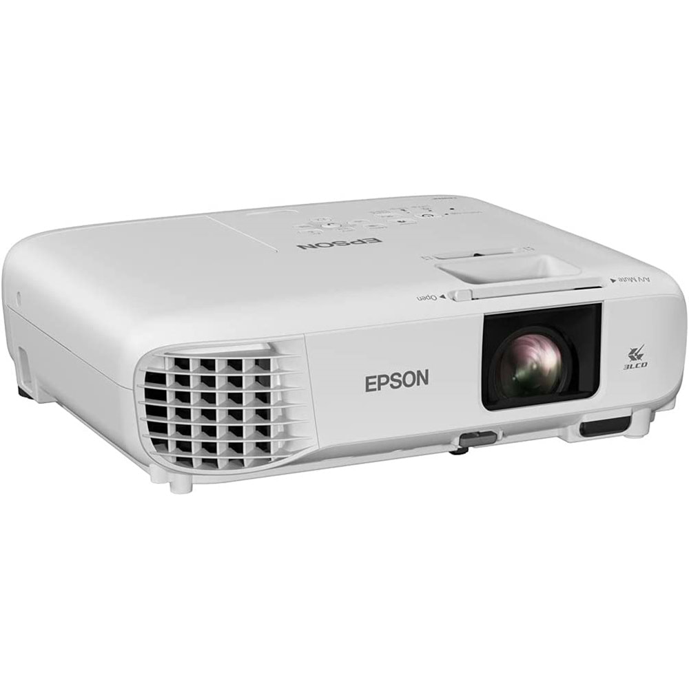Epson EB-FH06 3LCD projektör (Full HD 1.920 x 1.080p, 3.500 lümen beyaz ve renk parlaklığı, kontrast oranı 16.000:1, isteğe bağlı Wi-Fi, HDMI)