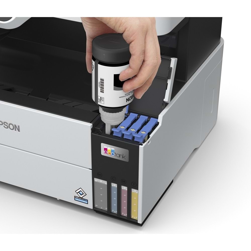 Epson EcoTank L6490 Yazıcı Tarayıcı Fotokopi Faks Wi-F Direct Inkjet Tanklı Yazıcı Beyaz