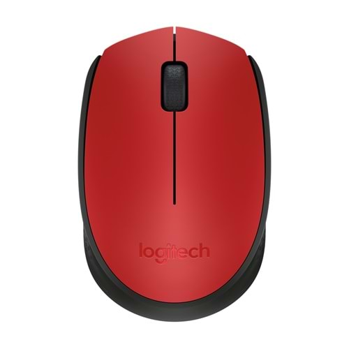 Logitech M171 USB Alıcılı Kablosuz/Wireless Kompakt Mouse Kırmızı